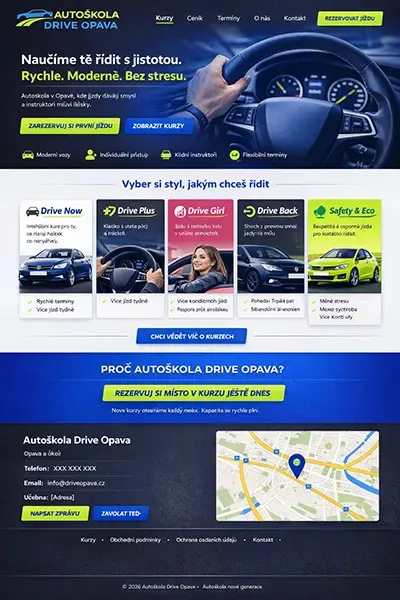 web autoskola-drive-opava.cz